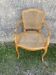 Cane armchair