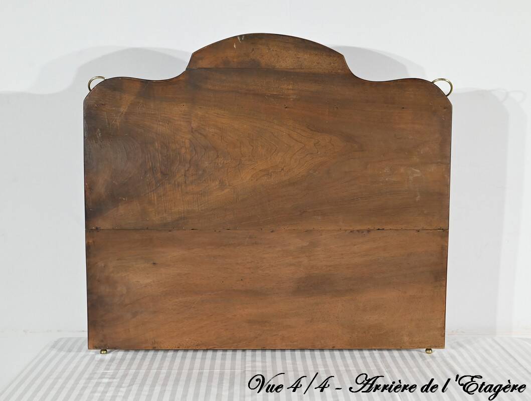 Walnut Shelf, Louis Philippe Period – Mid-19th Century