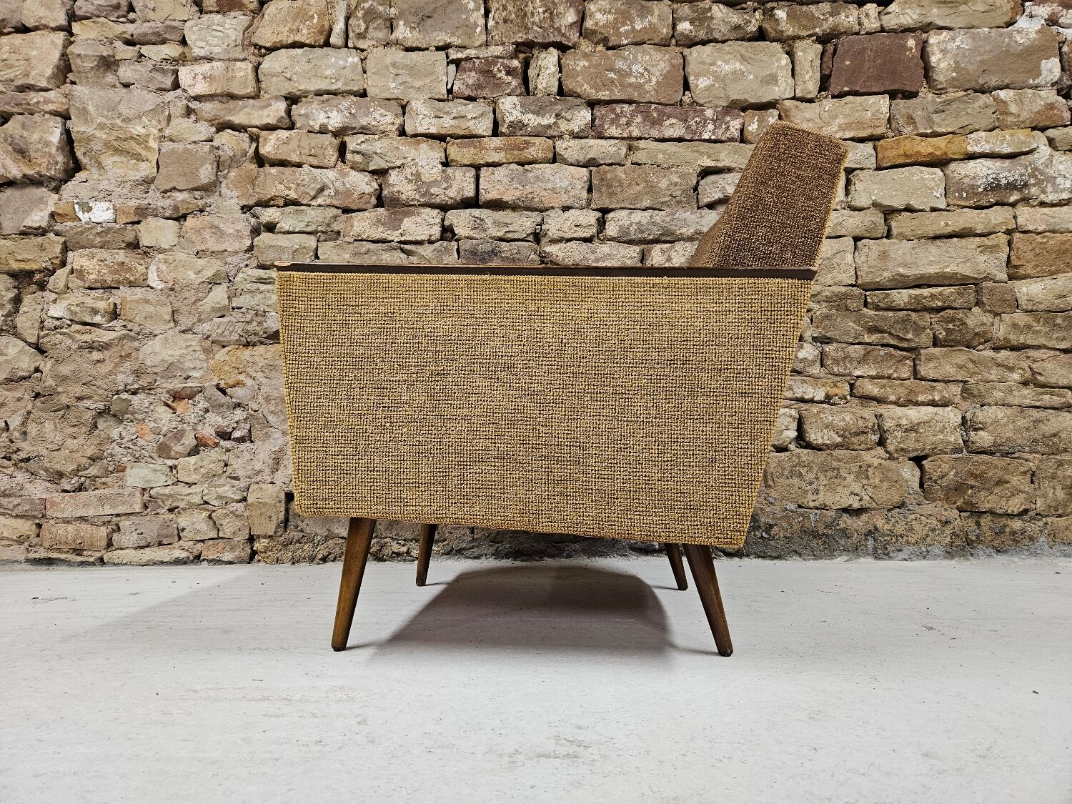 Compass feet armchair 1970s