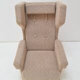 Comfortable armchair with wheels, Czechoslovakia, 1950's