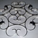 Set of 3 undersides of steel plates Bouillet-Bourdelle