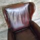 Wingback club chair