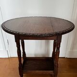 Small side coffee table with flaps