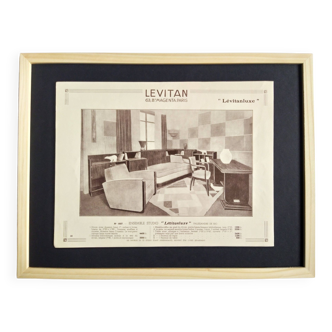 Planche publicitaire de mobilier 1940's " Ensemble Studio "