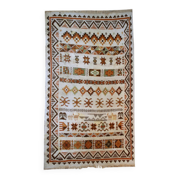 Vintage Belgian Savonnerie rug 6.3' x 8.7' (192cm x 265cm) 1960s - 1B555