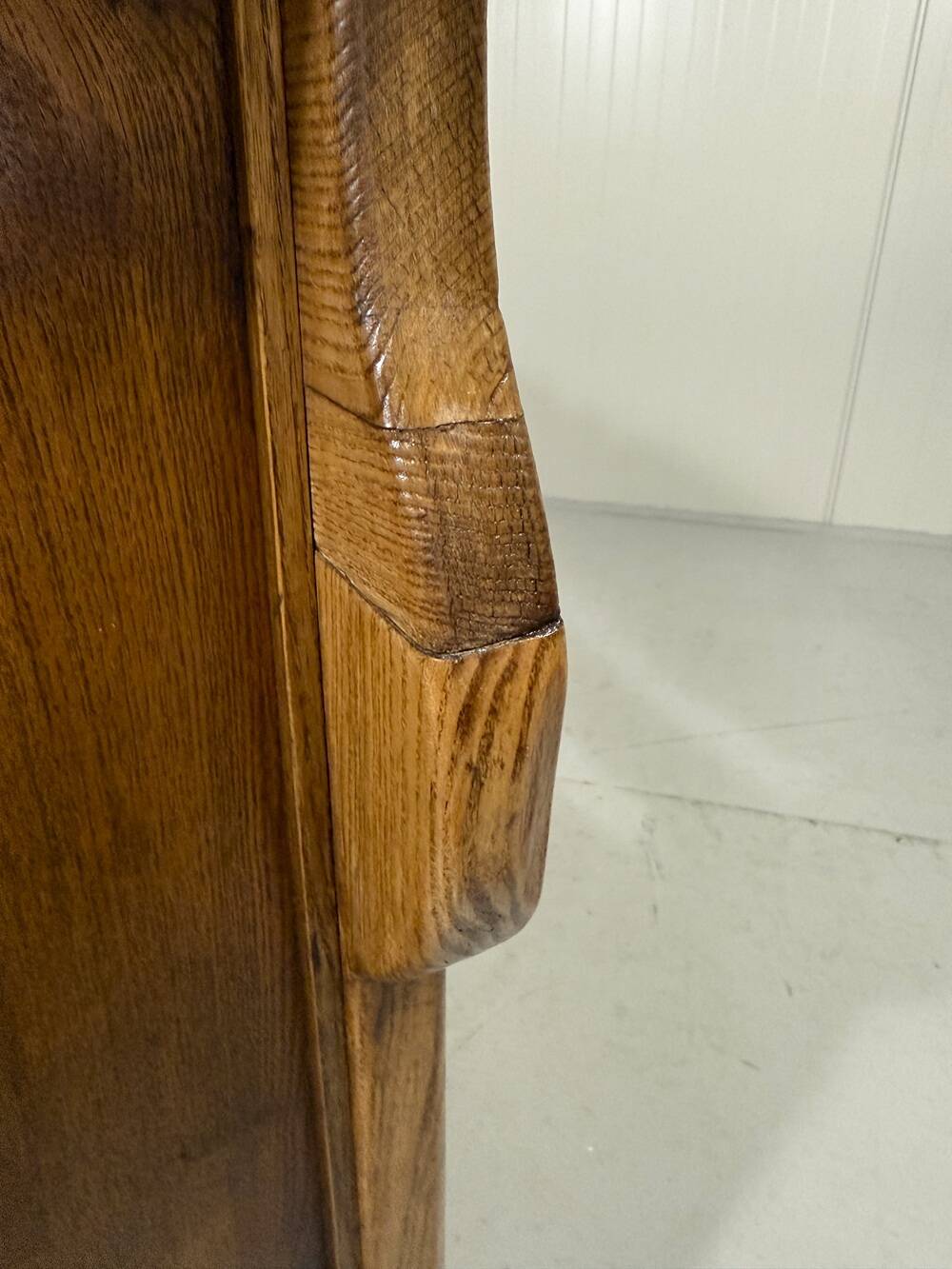 Antique oak bench in Biedemeier style 1860-1900