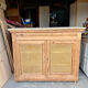 Raw wood and caning buffet