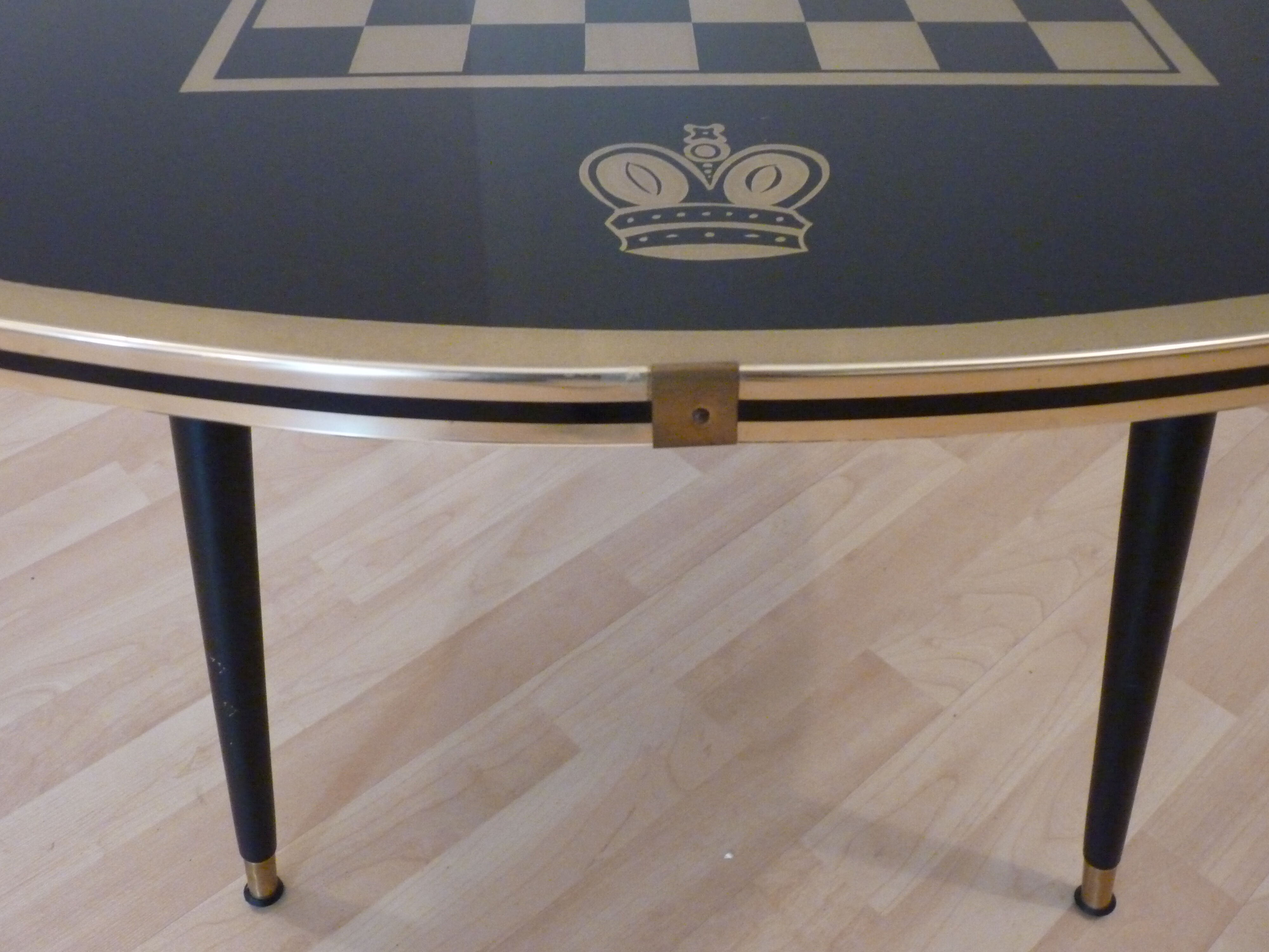 Table basse jeu d'échecs