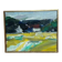 Original Swedish Oil on Canvas – “Houses” by T. Örn 1970 – Vintage & Framed