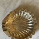 Cendrier coquille en laiton massif