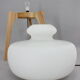 1970s Oak ULUV Floor Lamp, Czechoslovakia