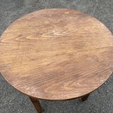 Vintage wooden round table