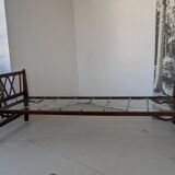 Bed, daybed, style reconstruction, in oak, 1950s.