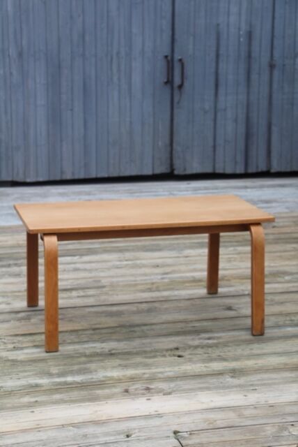Birch coffee table by Alvar Aalto, 1960