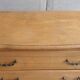 Louis XV style chest of drawers, in blond wood, vintage 60s