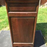 Buffet neo Louis XIII in oak with 1 door and 1 drawer.