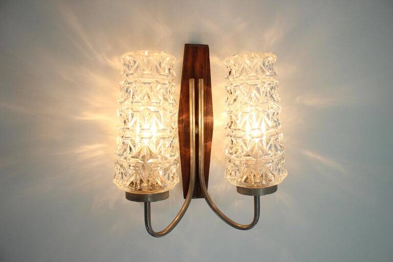 Midcentury Wall Lamp in Style of Stilnovo, 1970s