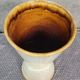 Puisaye ceramics: Georges Robin / brutalist diablo vase 1950