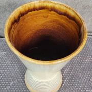 Céramique de Puisaye : Georges Robin / vase brutaliste diablo 1950