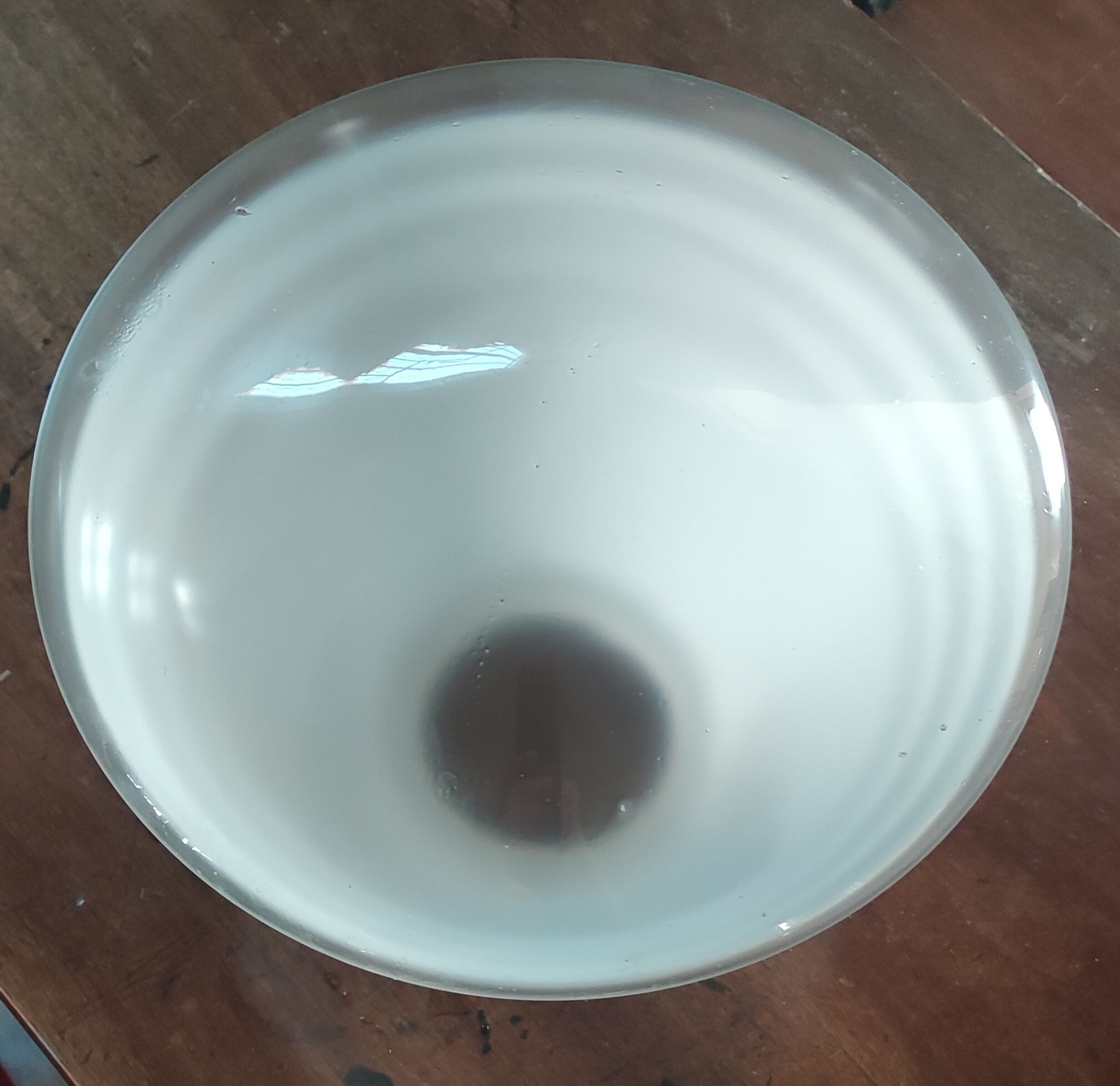 Large vintage suspension globe