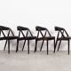 Set of four rosewood chairs, Danish design, 1970s, designer Kai Kristiansen