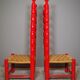 Spanish high chairs, 1940s, set of 2