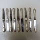 9 old stainless steel knives by Grossmann