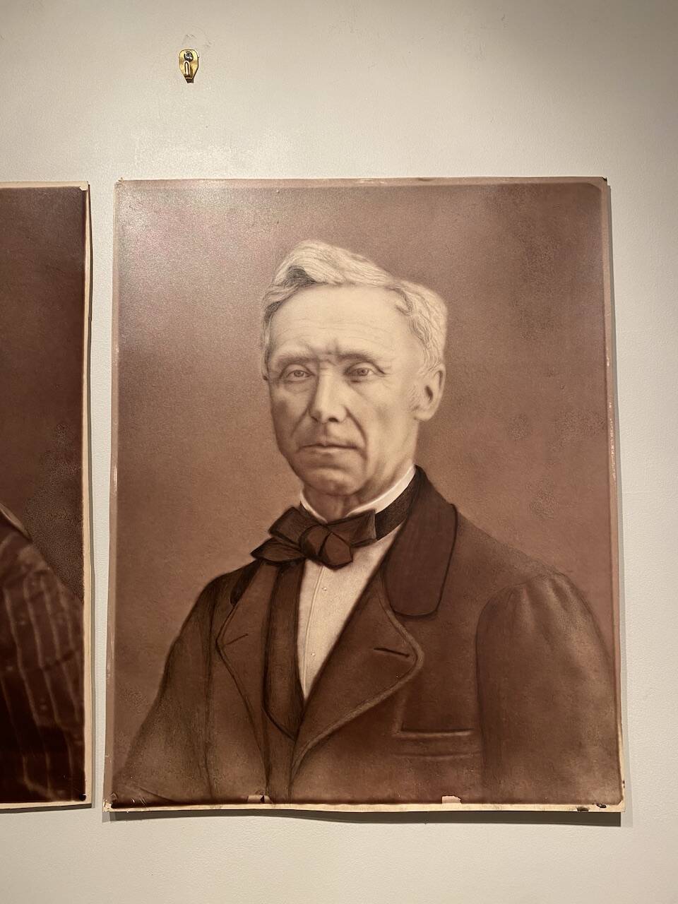 Old silver photos, couple, Napoleon III period