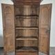 Small oak community cupboard