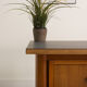 Fully restored Scandinavian desk with grey laminate top