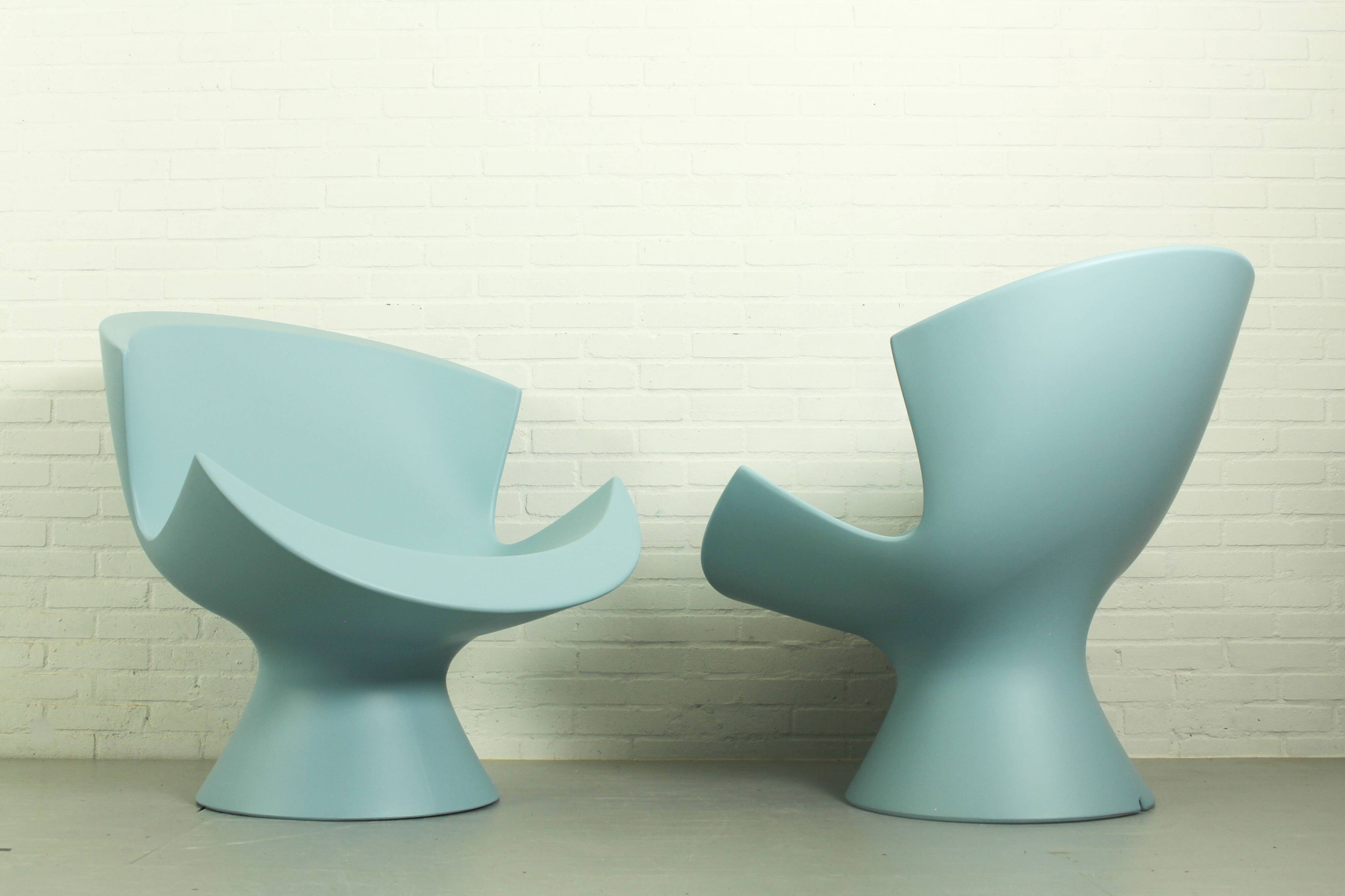 Set of 2 Karim Rashid Kite Lounge Chairs for Label, 2004