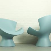 Set of 2 Karim Rashid Kite Lounge Chairs for Label, 2004