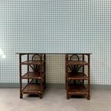70s rattan desk