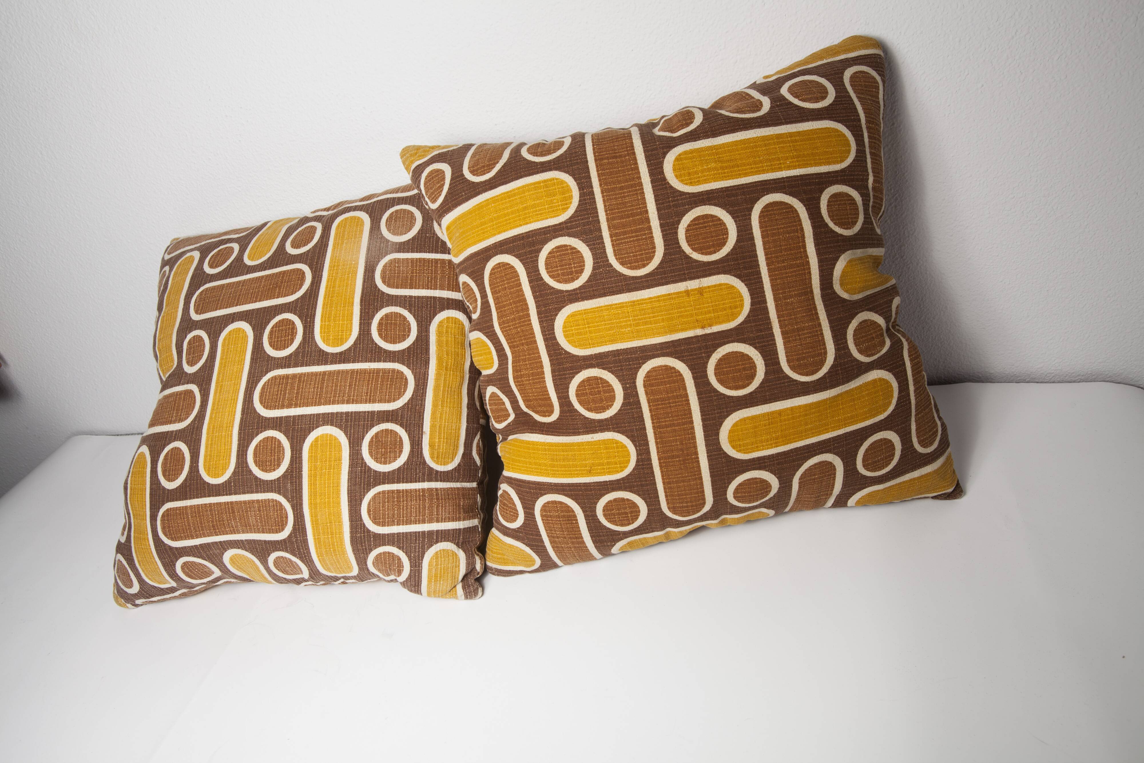 Pair of cushions 70s