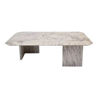 Table basse en marbre italien années 1970