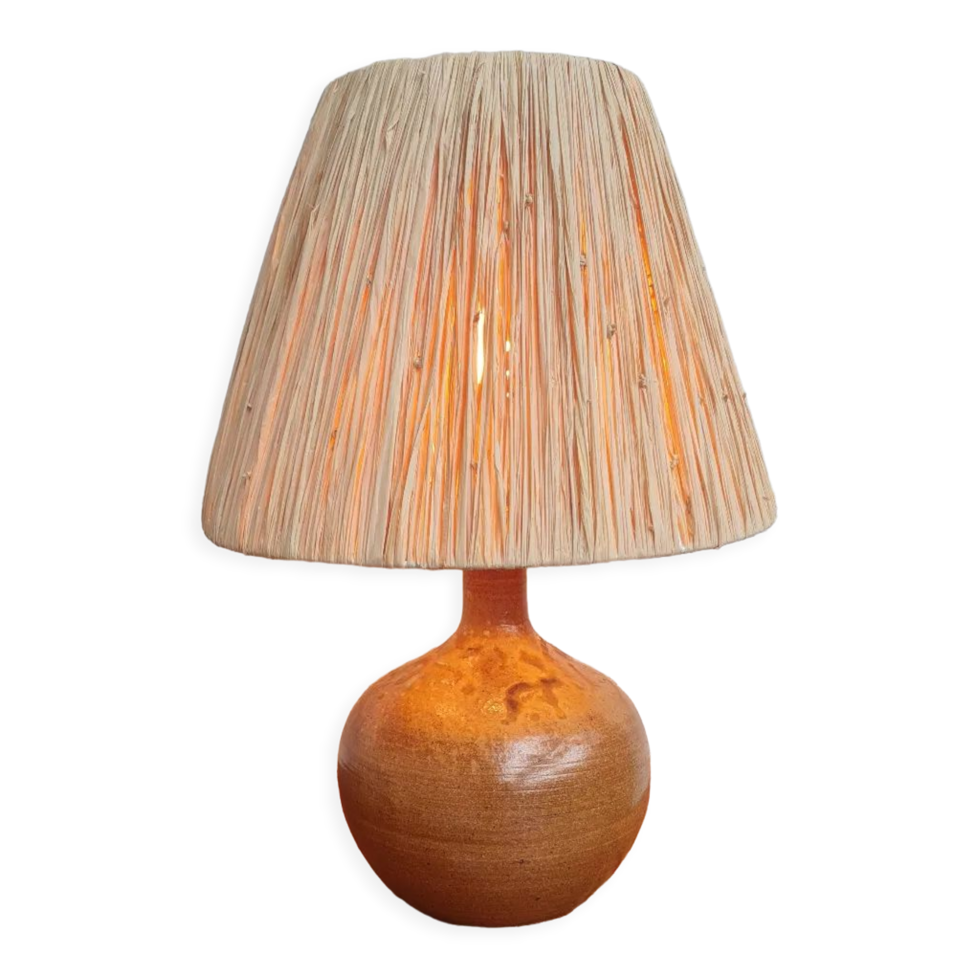 Lampe en grès circa 1950