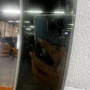 Miroir mural ovale vintage en verre KNITTER DURO