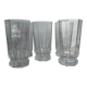5 glasses in Sèvres crystal