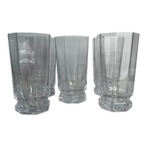 5 glasses in Sèvres crystal