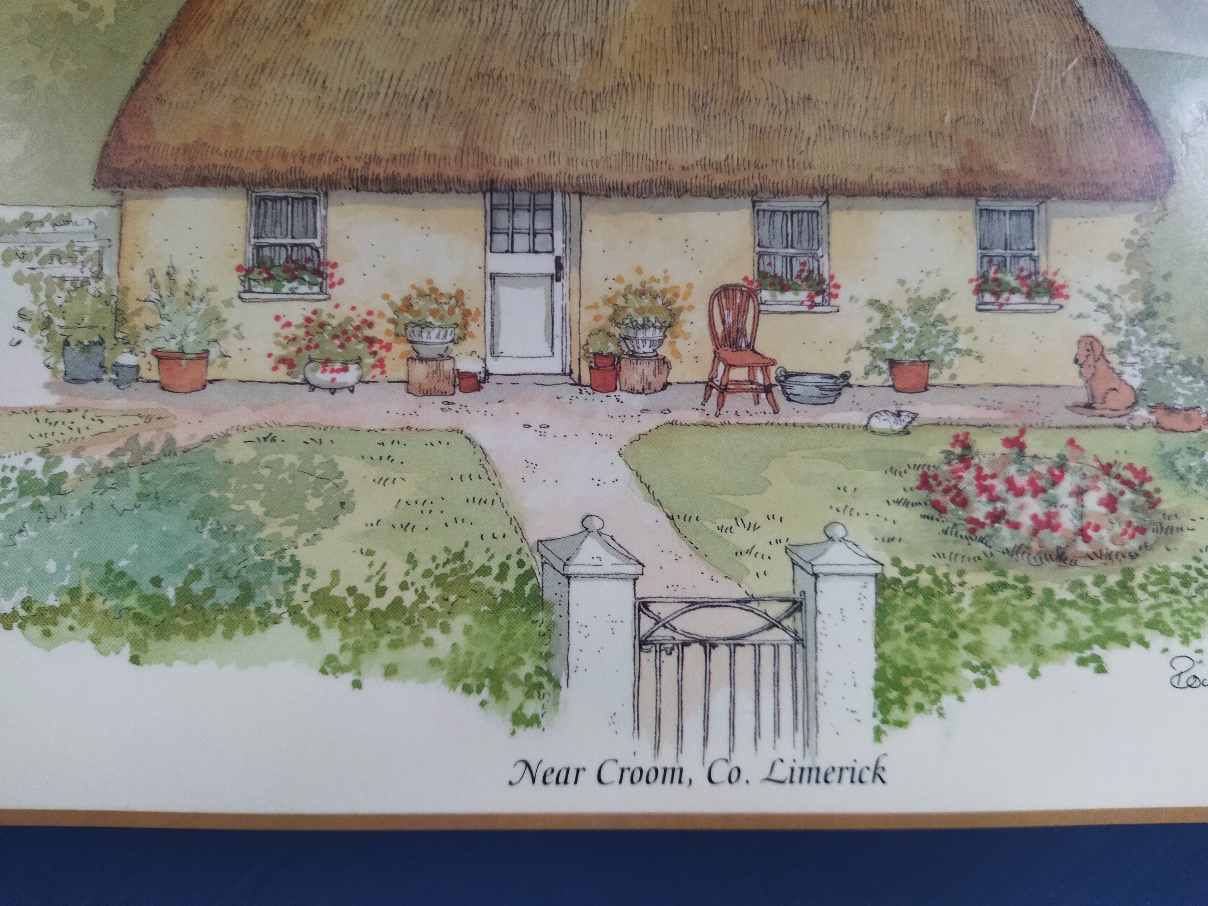Placemats "Traditional houses of Ireland"