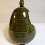 Sandstone salt pot with ring