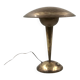 Mid-century modern brass adjustable table lamp, Italy circa 1950