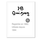 Old HB Quimper cider bowl