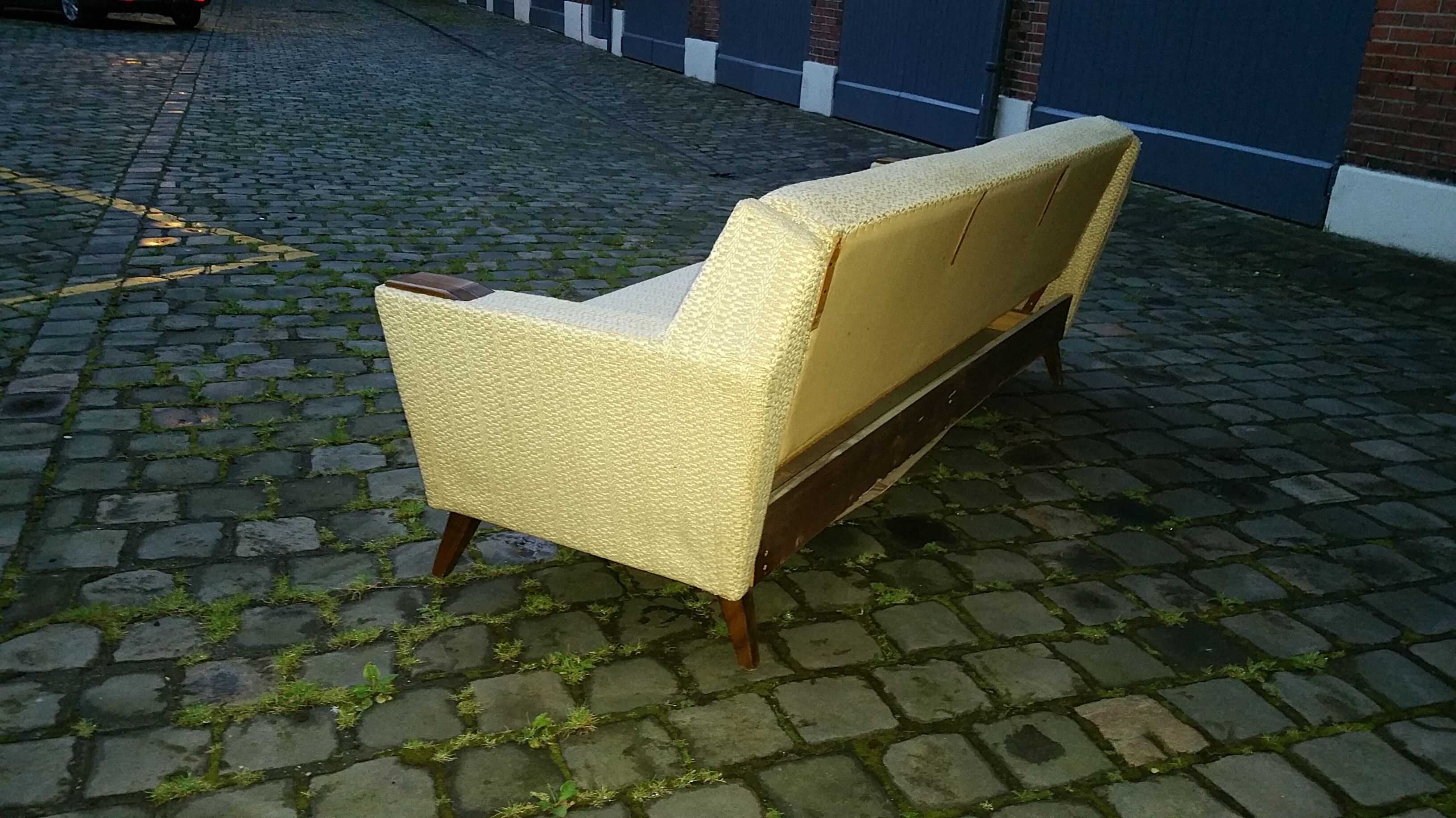 Sofa design club Architectural daybed cliclac 50/60s Danish vintage