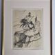 Numbered lithograph after Toulouse-Lautrec - "Panel Work Through a Hoop", 1952