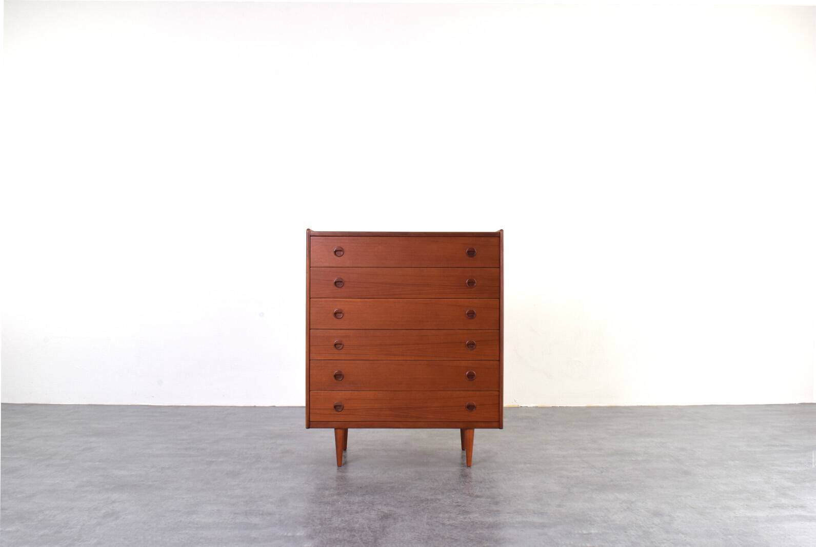 Mid-Century Danish Teak Chest of Drawers, 1960s.