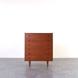 Mid-Century Danish Teak Chest of Drawers, 1960s.