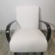 Fauteuil blanc par Jindrich Halabala, années 1940
