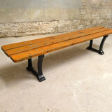 Old wooden-metal bench