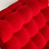 Fauteuil lounge vintage rouge Impala par Gillis Lundgren pour IKEA, Suède, 1970